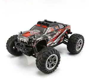 DUCI KF11 High Speed RC Vehicle, RC Bigfoot Amphibious Off-Road Climber, Full Scale 1:16, Max Speed Approx 33km/h, 20 Minute Range, Red (3 Battery)