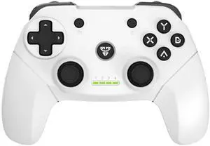 DUCI REVOLVER II WGP12 Gamepad Wireless,Suitable for PC, PS3, 10-hour battery life,  17 Buttons, 2.5Hz Receiver, White
