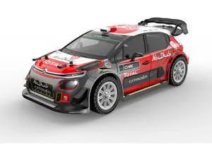 DUCI MJX14303, Metal Base 4WD Drift RC Car, Rally Flat Race Car Model, Full Scale 1:14, 42km/h, Battery Life Over 19 Minutes, Brushless, Red (1 Battery)
