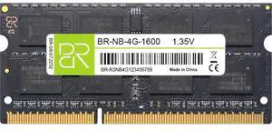 DUCI D3-4G-1600-NB Third Generation Laptop Memory Stick Support Dual Pass, 16 Particles Optional, for Gaming and Work, Green