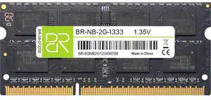 DUCI D3-2G-1333-NB Third Generation Laptop Memory Stick Support Dual Pass, 8 Particles Optional, for Gaming and Work, Green
