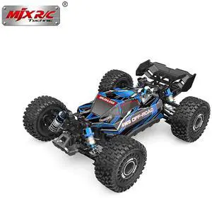 DUCI MJX16207, 4WD RC High Speed Vehicle, Bigfoot Model Toy Car, Full Scale 1:16, Speed 62km/h, Range 12 minutes, Brushless, Blue (1 Battery)