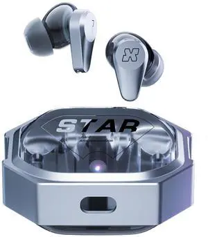 DUCI In Ear Wireless Bluetooth Earphones, Active Noise Reduction, High Fidelity Sound Quality, Low Gaming Latency, Ultra Long Battery Life, Sliver