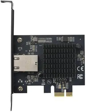 IOCREST IO-PCE1131-GLAN Enterprise-Grade Network Card, AQC113 Chip, 10Gbps Transfer Rate, PCIe 4.0 x1 Single-Port 10 Gigabit, RJ45 Interface, Dual-Color LED Indicator, Supports Windows, Linux