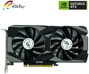 ASL GeForce RTX 3050 TIANWANG  6GB GDDR6 Graphics Card, 96Bit, 14Gbps, DP/HDMI/DVI
, PCI-E x16 4.0 @ x8