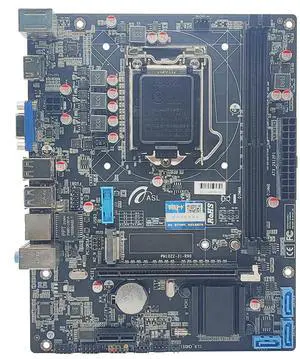 ASL H310M2-K D4 v3 M-ATX Motherboard, Supports 6/7/8/9th Gen LGA1151, 2xDDR4, HDMI+VGA, 3×SATA3 + M.2,  1x PCI-E x16, 1x PCI-E x1 slots