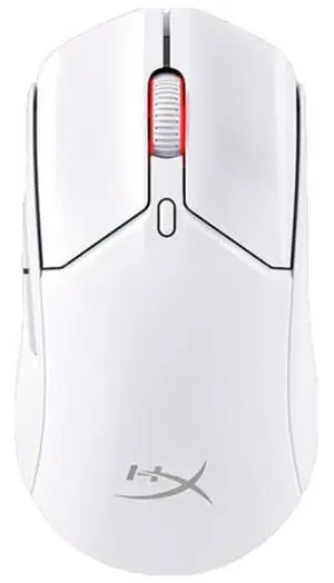 HyperX Pulsefire Haste 2 Wireless Gaming Mouse (white) - 60g Ultra-Lightweight, 100-Hour Battery, Dual Wireless (2.4GHz + Bluetooth), HyperX 26K Sensor, 100M Clicks, for PC/PS5/Xbox