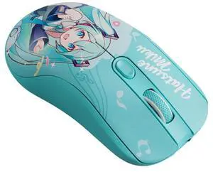 MIKU Hatsune Miku Gaming Mouse, Wired/2.4G Wireless/Bluetooth, 26,000 DPI, 100 million keystrokes life, 8K+8K blazing fast connection, PAW3395 Sensor, Ergonomic, Gaming Office Universal MIKU Hatsune Miku Gaming Mouse, Wired/2.4G Wireless/Bluetooth, 26,000 DPI, 100 million keystrokes life, 8K+8K blazing fast connection, PAW3395 Sensor, Ergonomic, Gaming Office Universal