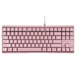 CHERRY MX3.0S TKL Wired NBL Pink - Red Switch 88 Keys Mechanical Keyboard, PBT Keycaps, Non-backlit , N-Key Rollover for Gaming& Office, System Support Win 7 and above CHERRY MX3.0S TKL Wired NBL Pink - Red Switch 88 Keys Mechanical Keyboard, PBT Keycaps, Non-backlit , N-Key Rollover for Gaming& Office, System Support Win 7 and above