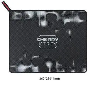 CHERRY (Ultra-Fine Texture) Mouse Pad, 4mm Thick, Fully Edged Design, Fits the Desk Surface Without Curling, Natural Rubber Non-Slip Bottom, 360x280x4mm CHERRY (Ultra-Fine Texture) Mouse Pad, 4mm Thick, Fully Edged Design, Fits the Desk Surface Without Curling, Natural Rubber Non-Slip Bottom, 360x280x4mm