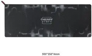 CHERRY (Ultra-Fine Texture) Mouse Pad, 4mm Thick, Fully Edged Design, Fits the Desk Surface Without Curling, Natural Rubber Non-Slip Bottom, 900x350x4mm CHERRY (Ultra-Fine Texture) Mouse Pad, 4mm Thick, Fully Edged Design, Fits the Desk Surface Without Curling, Natural Rubber Non-Slip Bottom, 900x350x4mm