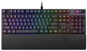 ASUS ROG Strix Scope II RX Gaming Keyboard - IP57-rated,Dampening Foam,Pre-lubed ROG RX Blue Optical Switches,ABS Keycap,multi-function controls,Xbox Game Bar function hotkeys,3 adjustable tilt angles ASUS ROG Strix Scope II RX Gaming Keyboard - IP57-rated,Dampening Foam,Pre-lubed ROG RX Blue Optical Switches,ABS Keycap,multi-function controls,Xbox Game Bar function hotkeys,3 adjustable tilt angles