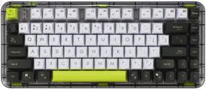 ASUS Jelly 75 Custom Mechanical Keyboard, Full Keys Hot-Swappable, Tri-Mode Connectivity, Semi-Transparent Exterior, Gasket, Silent Keys, Pleasant Low-Noise Typing Sound, MacOS Compatible, Green ASUS Jelly 75 Custom Mechanical Keyboard, Full Keys Hot-Swappable, Tri-Mode Connectivity, Semi-Transparent Exterior, Gasket, Silent Keys, Pleasant Low-Noise Typing Sound, MacOS Compatible, Green