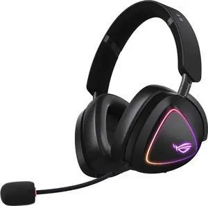 ASUS ROG Delta II Wireless Gaming Headset (50mm Titanium Drivers, ROG SpeedNova, 10mm Super-Wideband Mic, 110+HR Battery, DualFlow Audio, BT, 2.4 GHz, 3.5 mm, For PC, Switch, PS4, PS5, Xbox) - Black ASUS ROG Delta II Wireless Gaming Headset (50mm Titanium Drivers, ROG SpeedNova, 10mm Super-Wideband Mic, 110+HR Battery, DualFlow Audio, BT, 2.4 GHz, 3.5 mm, For PC, Switch, PS4, PS5, Xbox) - Black