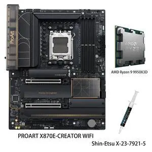 ASUS ProArt X870E-CREATOR WIFI AMD AM5 X870E ATX Motherboard PCIe