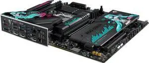 ASUS ROG STRIX X870E-H GAMING WIFI7 HATSUNE MIKU EDITION AMD X870E ATX motherboard, 16+2+1 power stages, Dynamic OC Switcher, Core Flex, DDR5, WiFi 7, 4x M.2, PCIe 5.0, dual USB4, USB 10Gbps Type-C ASUS ROG STRIX X870E-H GAMING WIFI7 HATSUNE MIKU EDITION AMD X870E ATX motherboard, 16+2+1 power stages, Dynamic OC Switcher, Core Flex, DDR5, WiFi 7, 4x M.2, PCIe 5.0, dual USB4, USB 10Gbps Type-C