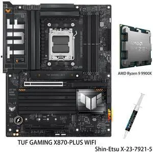 ASUS TUF GAMING X870-PLUS WIFI AM5 ATX Motherboard & AMD Ryzen 7