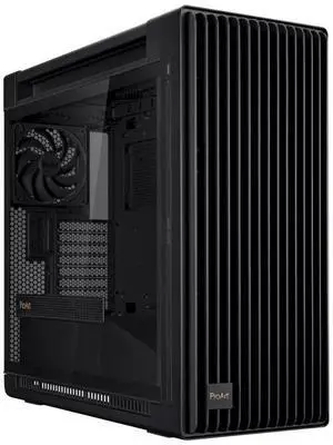 ASUS ProArt PA602 Mid-Tower Case, Supports EATX motherboards, Supports 420 mm radiators, Comes with 1 pre-installed 140 mm fan and 2 pre-installed 200 mm fans, Infrared dust sensor, Black ASUS ProArt PA602 Mid-Tower Case, Supports EATX motherboards, Supports 420 mm radiators, Comes with 1 pre-installed 140 mm fan and 2 pre-installed 200 mm fans, Infrared dust sensor, Black