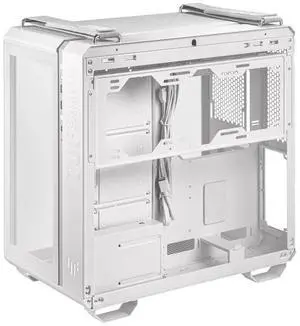 ASUS TUF GT502 case, Supports 13 fans, Features two USB-A and USB 3.2 Gen 2 Type-C ports, Offers the option of 3 x 120mm fans or360mm radiators, Or 3 hard drive trays,White ASUS TUF GT502 case, Supports 13 fans, Features two USB-A and USB 3.2 Gen 2 Type-C ports, Offers the option of 3 x 120mm fans or360mm radiators, Or 3 hard drive trays,White