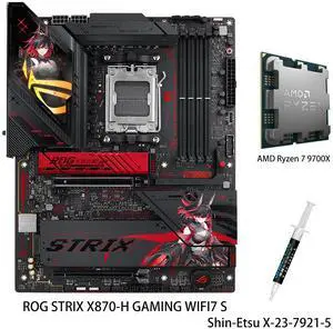 ASUS TUF GAMING B850-BTF WIFI W Motherboard & AMD Ryzen 7 9800X3D