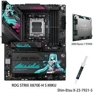 ASUS B650E MAX GAMING WIFI Motherboard & AMD Ryzen 7 9800X3D CPU