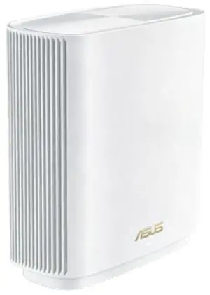 ASUS ZenWiFi AX7800 white Mesh Router, WiFi 6 Tri-Band Wireless, Broadcom 1.7GHz Quad-Core Processor, Dual 160MHz Channels, 2.5G Ethernet Port, RangeBoost Plus, AiMesh Supported ASUS ZenWiFi AX7800 white Mesh Router, WiFi 6 Tri-Band Wireless, Broadcom 1.7GHz Quad-Core Processor, Dual 160MHz Channels, 2.5G Ethernet Port, RangeBoost Plus, AiMesh Supported