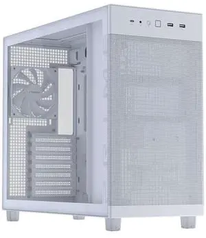 ASUS AP303 Ice Cube ATX Side-Panel Window Case, supports ATX motherboards, supports up to 360mm liquid cooling, dual GPU mounting brackets, 20Gbps USB-C port, maximum GPU length of 360mm, white ASUS AP303 Ice Cube ATX Side-Panel Window Case, supports ATX motherboards, supports up to 360mm liquid cooling, dual GPU mounting brackets, 20Gbps USB-C port, maximum GPU length of 360mm, white
