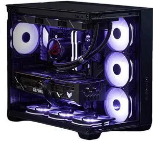 ASUS Neptune A32 Column-Free Seaview Case, supports ATX motherboards, removable hard drive trays, easy-to-disassemble mortise-and-tenon design, supports fans up to 10 x 12 cm, black ASUS Neptune A32 Column-Free Seaview Case, supports ATX motherboards, removable hard drive trays, easy-to-disassemble mortise-and-tenon design, supports fans up to 10 x 12 cm, black