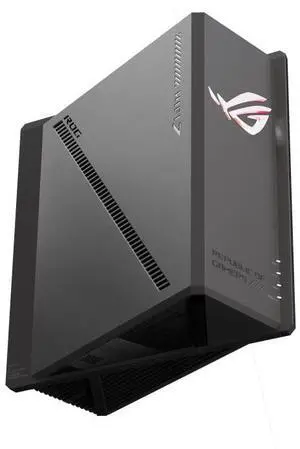 ASUS ROG Strix GS-BE7200X Gaming Router, Dual-Band WiFi 7, 7200 Mbps, MediaTek Filogic AI, AURA RGB, 3 Dedicated SSIDs, 10G Port, 2.5G Port, AiMesh, AiProtection ASUS ROG Strix GS-BE7200X Gaming Router, Dual-Band WiFi 7, 7200 Mbps, MediaTek Filogic AI, AURA RGB, 3 Dedicated SSIDs, 10G Port, 2.5G Port, AiMesh, AiProtection