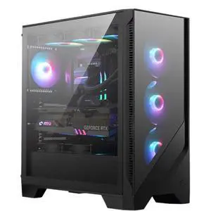MSI MAG FORGE 320L MidTower PC Case, Tempered Glass Side, ATX/MicroATX/MiniITX Support, 360mm AIO Support, 11 Fan Mounts, Optimized Airflow, Magnetic Dust Filter, Side Air Intake MSI MAG FORGE 320L MidTower PC Case, Tempered Glass Side, ATX/MicroATX/MiniITX Support, 360mm AIO Support, 11 Fan Mounts, Optimized Airflow, Magnetic Dust Filter, Side Air Intake