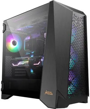 MSI MEG PROSPECT 700RL MidTower PC Case, Supports EATX(up to 310×304.8mm), ATX, MicroATX, MiniITX Motherboards, EK Custom Water Cooling Compatible, 360mm AIO Cooler Support, 4 PreInstalled Fans MSI MEG PROSPECT 700RL MidTower PC Case, Supports EATX(up to 310×304.8mm), ATX, MicroATX, MiniITX Motherboards, EK Custom Water Cooling Compatible, 360mm AIO Cooler Support, 4 PreInstalled Fans