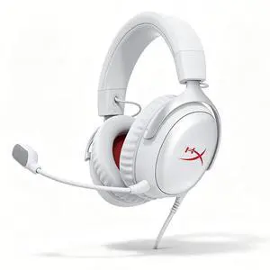 HyperX Cloud III Wired Gaming Headset, PC, PS5, Xbox Series X|S, Angled 53mm Drivers, DTS Spatial Audio, Memory Foam, Durable Frame, Ultra-Clear 10mm Mic, USB-C, USB-A, 3.5mm Gray HyperX Cloud III Wired Gaming Headset, PC, PS5, Xbox Series X|S, Angled 53mm Drivers, DTS Spatial Audio, Memory Foam, Durable Frame, Ultra-Clear 10mm Mic, USB-C, USB-A, 3.5mm Gray