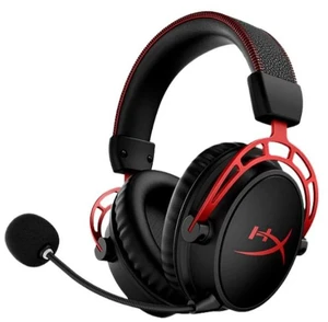 HyperX Cloud Alpha Wireless - Gaming Headset for PC, 300-hour battery life, DTS Headphone X Spatial Audio, Memory foam, Dual Chamber Drivers, Noise-canceling mic, Durable aluminum frame (Black-Red) HyperX Cloud Alpha Wireless - Gaming Headset for PC, 300-hour battery life, DTS Headphone X Spatial Audio, Memory foam, Dual Chamber Drivers, Noise-canceling mic, Durable aluminum frame (Black-Red)