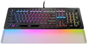 ROCCAT Vulcan II Max Optical-Mechanical PC Gaming Keyboard, 104 Keys, Customizable RGB Illuminated Keys and Palm Rest, Titan II Smooth Linear Switches, Aluminum Plate, 100 M Keystroke Durability-Black ROCCAT Vulcan II Max Optical-Mechanical PC Gaming Keyboard, 104 Keys, Customizable RGB Illuminated Keys and Palm Rest, Titan II Smooth Linear Switches, Aluminum Plate, 100 M Keystroke Durability-Black