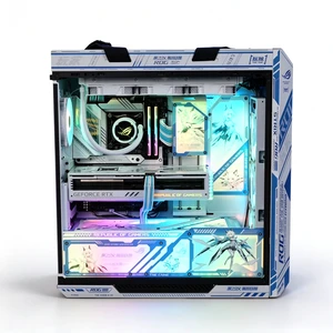 ASUS ROG STRIX Helios Il GX601S Snow DIY Desktop PC Configuration 1- Z890 AYW GAMING WIFI W Motherboard - Intel Core Ultra 7-265K CPU - TX GAMING LC III 360 ARGB LCD Cooler - s60pro 1TB PCIE4.0 ASUS ROG STRIX Helios Il GX601S Snow DIY Desktop PC Configuration 1- Z890 AYW GAMING WIFI W Motherboard - Intel Core Ultra 7-265K CPU - TX GAMING LC III 360 ARGB LCD Cooler - s60pro 1TB PCIE4.0