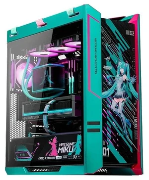 ASUS ROG GX601S Helios Hatsune Miku Gaming Desktop PC, 9800X3D+5080+32G+2TB, R7 9800X3D, ASUS Astral ROG RTX5080 O16G GAMING, 32GB (16G*2) DDR5, 2TB SSD, STRIX X870E-H GAMING WIFI7 ASUS ROG GX601S Helios Hatsune Miku Gaming Desktop PC, 9800X3D+5080+32G+2TB, R7 9800X3D, ASUS Astral ROG RTX5080 O16G GAMING, 32GB (16G*2) DDR5, 2TB SSD, STRIX X870E-H GAMING WIFI7