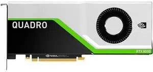 NVIDIA Quadro RTX 8000 48GB Graphics Card, GDDR6 ECC Memory, 1750MHz, 384-bit, Bandwidth 672GB/s, Ray tracing, Deep learning NVIDIA Quadro RTX 8000 48GB Graphics Card, GDDR6 ECC Memory, 1750MHz, 384-bit, Bandwidth 672GB/s, Ray tracing, Deep learning