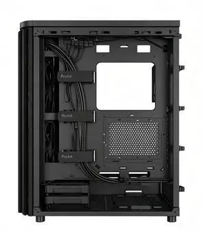 ASUS ProArt PA401 Standard Edition case supports ATX, M-ATX, and MINI-ITX motherboards. It comes standard with a 160mm custom fan, a one-touch side panel, and a pet-proof power-off lock. ASUS ProArt PA401 Standard Edition case supports ATX, M-ATX, and MINI-ITX motherboards. It comes standard with a 160mm custom fan, a one-touch side panel, and a pet-proof power-off lock.