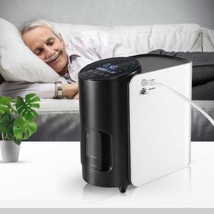 MONPORT Dual Voltage Oxygen Concentrator for Home & Travel - Adjustable 1-7L/min Flow, Built-in Nebulizer System, Ultra Quiet 42dB with LCD Display & Remote Control