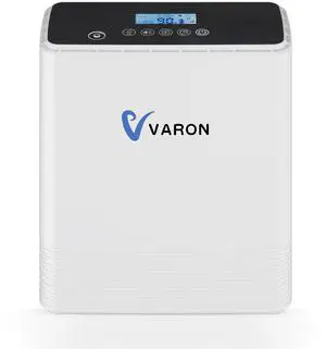 Monport|6L Home Oxygen Concentration Appliance &Oxygen Machine w/ Remote - 93% Pure O², 114Wh Battery, 3H Timer & Carry Case for Indoor Mobility