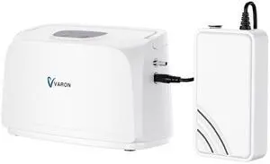 Monport|Portable  Oxygen Concentrator,Oxygen Machine w/Battery & Car Adapter, 55dB Quiet Operation, 32.5% Concentration,3 Power Options, Built-in Handle, Carry Bag Included