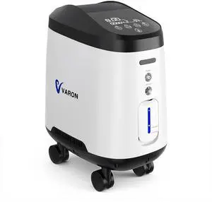 Monport| 9L Home Oxygen Concentrator with Nebulizer & Remote Control, 93% Purity, 45dB Quiet Operation, 8-Hour Timer, Voice Prompt & SOS Alert for Elderly Use