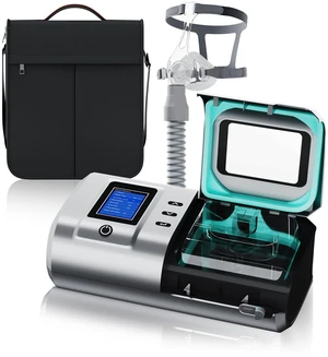 Monport|Auto CPAP Sleep Breathing Machine, Dual Modes (Auto & Fixed Pressure), Smart Ramp & EPR, Heated Humidifier, 2.8" Color Display, <30dB Quiet Monport|Auto CPAP Sleep Breathing Machine, Dual Modes (Auto & Fixed Pressure), Smart Ramp & EPR, Heated Humidifier, 2.8" Color Display, <30dB Quiet