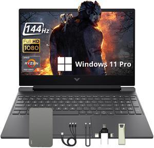 HP Victus 15.6" Gaming Laptop, 144Hz FHD IPS Display, AMD Ryzen 5 7535HS, 32GB DDR5, 2TB SSD, AMD Radeon RX 6550M, Backlit Keyboard, Wi-Fi 6, Win 11 Pro, Silver, 160GB Docking Station Set HP Victus 15.6" Gaming Laptop, 144Hz FHD IPS Display, AMD Ryzen 5 7535HS, 32GB DDR5, 2TB SSD, AMD Radeon RX 6550M, Backlit Keyboard, Wi-Fi 6, Win 11 Pro, Silver, 160GB Docking Station Set