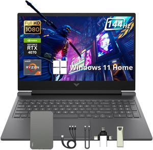 HP Victus 16.1" Gaming Laptop, 144Hz FHD Anti-glare, AMD Ryzen 7-8845HS, 32GB DDR5, 2TB SSD + 160GB Docking Station, GeForce RTX 4070, Backlit Keyboard, 1080p Camera, Wi-Fi 6, Win 11, Silver HP Victus 16.1" Gaming Laptop, 144Hz FHD Anti-glare, AMD Ryzen 7-8845HS, 32GB DDR5, 2TB SSD + 160GB Docking Station, GeForce RTX 4070, Backlit Keyboard, 1080p Camera, Wi-Fi 6, Win 11, Silver