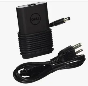 Dell Power Adapter With 3-prong Cord - 65 Watt - 65 W Output Power - 120 V AC, 230 V AC Input Voltage - 19.5 V DC Output Voltage - 3.34 A Output Current - 7.5 mm (big) Tip Round