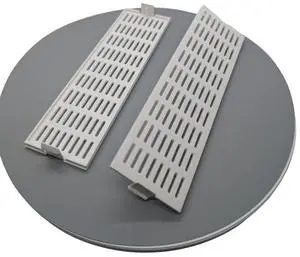 2x - 5.25 inch optical drive bay cover vented . White replacement computer tower parts.