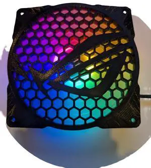 120mm fan cover ROG Republic of Gaming fan cover