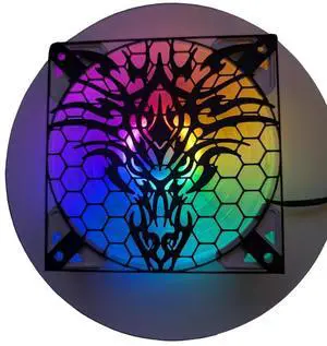 2x - 120mm fan covers Dragon