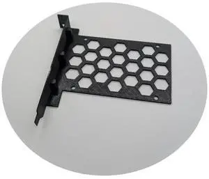PCI slot SSD mount for custom pc hexagon pattern